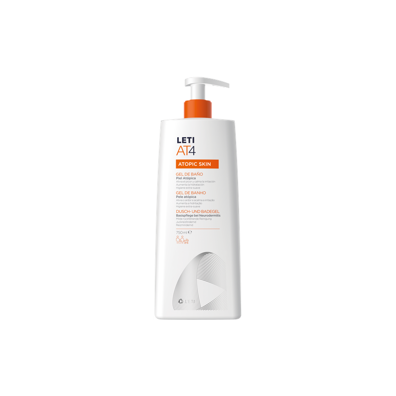 LETIAT4 GEL DE BAÑO PIEL ATOPICA 750 ML