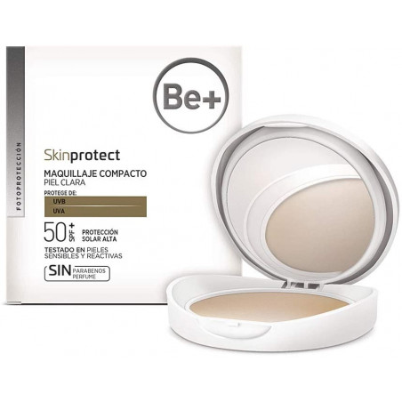 BE+ MAQUILLAJE COMPACTO SPF 50 TONO CLARO BE+ MAQUILLAJE COMPACTO SPF 50 TONO CLARO