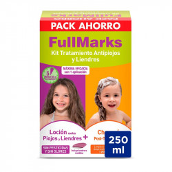 FULLMARKS PACK AHORRO LOCION + CHAMPU CONTRA PIOJOS Y LIENDRES