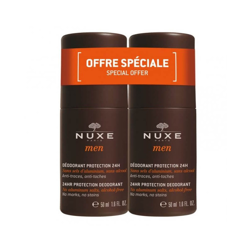 NUXE MEN DESODORANTE PROTECCIÓN 24H DUPLO