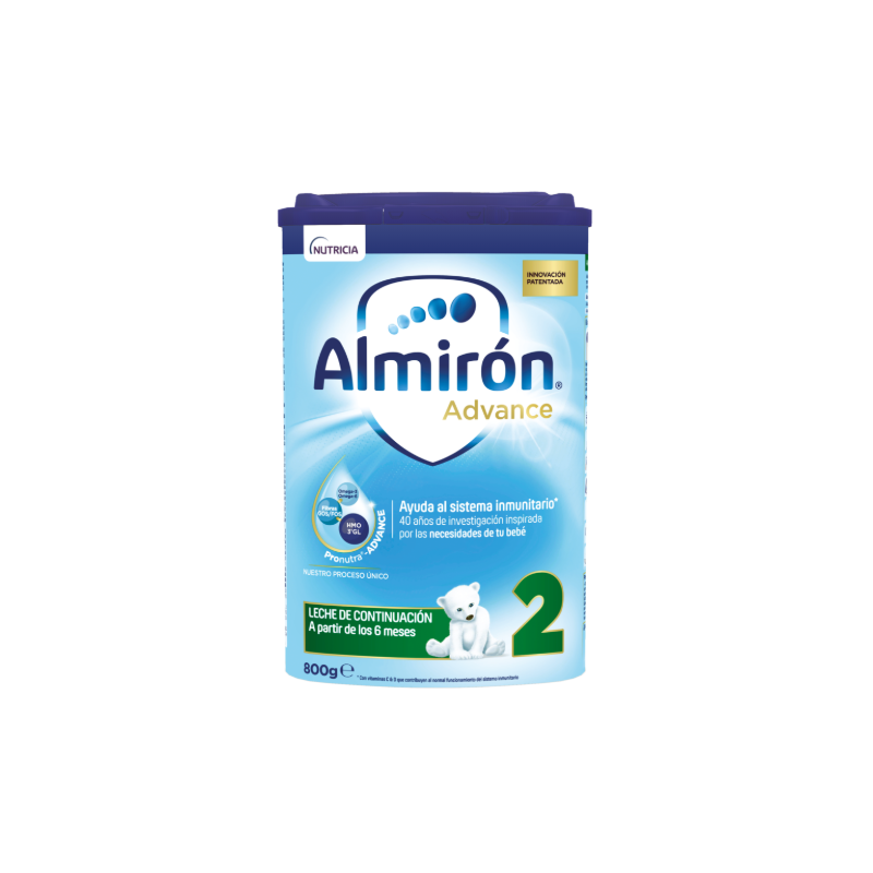 Almirón Advance 2, Leche de Continuación en Polvo para Bebé, a partir de 6  Meses, 1200g