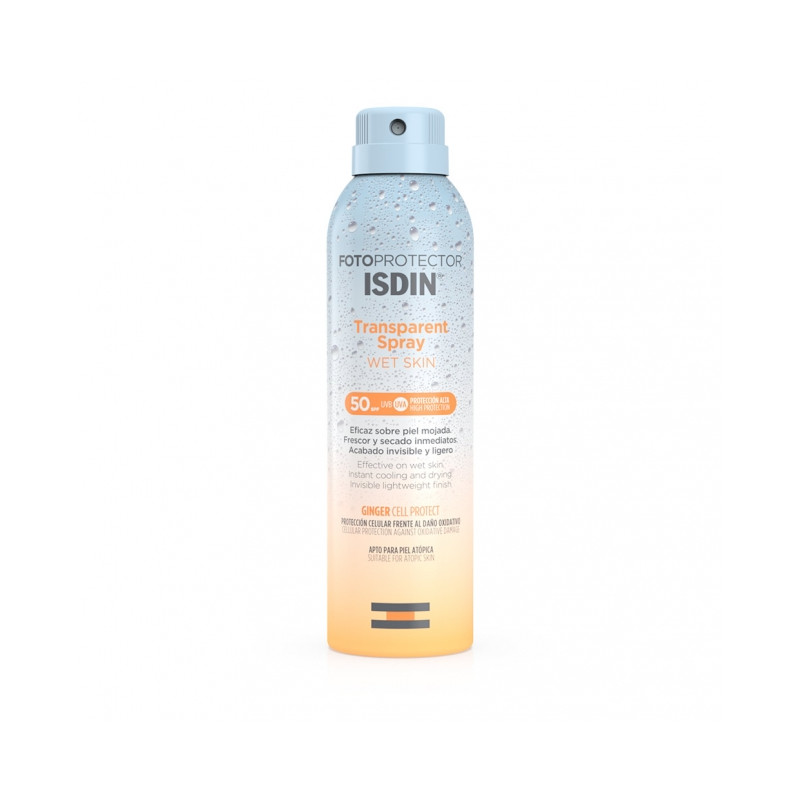 ISDIN FOTOPROTECTOR TRANSPARENT SRAY WET SKIN SPF 50+