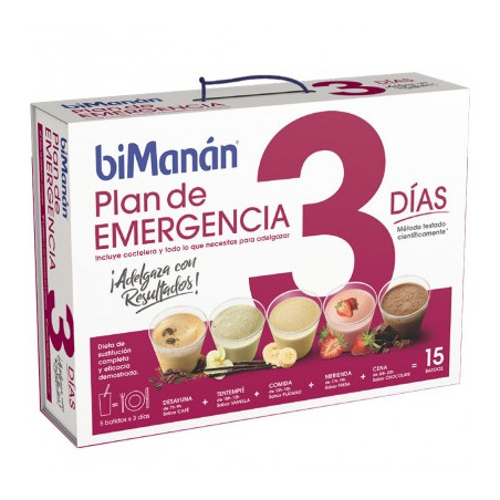 BIMANAN COMPLET DIET 3 DIAS + COCTELERA