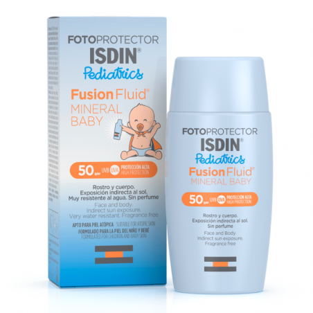 ISDIN FOTOPROTECTOR PEDIATRICS FUSION FLUID MINERAL BABY SPF 50