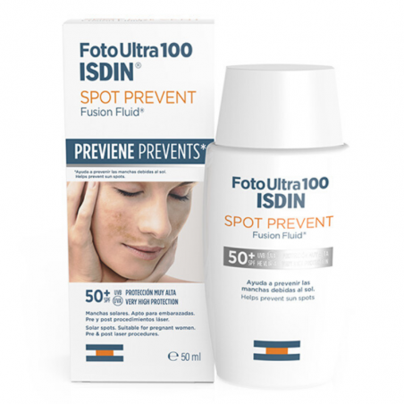 ISDIN FOTOPROTECTOR ULTRA SPOT PREVENT FUSION FLUID SPF 100+ ISDIN FOTOPROTECTOR ULTRA SPOT PREVENT FUSION FLUID SPF 100+