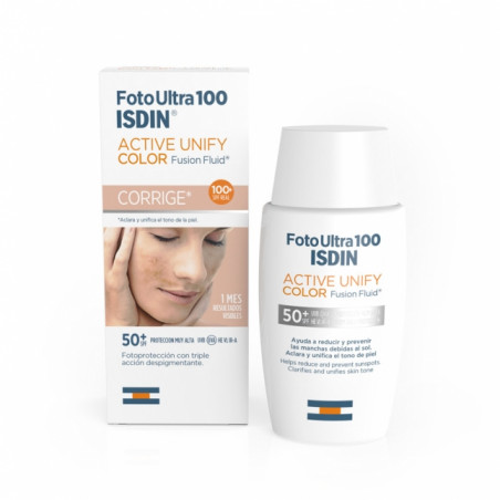 ISDIN FOTOPROTECTOR ULTRA ACTIVE UNIFY FUSION FLUID COLOR SPF 100+ ISDIN FOTOPROTECTOR ULTRA ACTIVE UNIFY FUSION FLUID COLOR SPF 100+