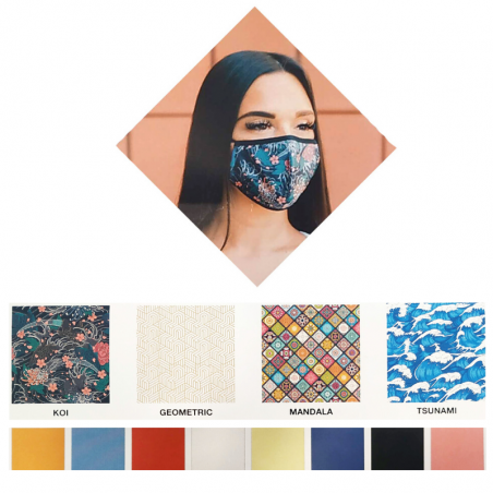 MASCARILLA TEXTIL REUTILIZABLE ERGONÓMICA MASCARILLA TEXTIL REUTILIZABLE ERGONÓMICA