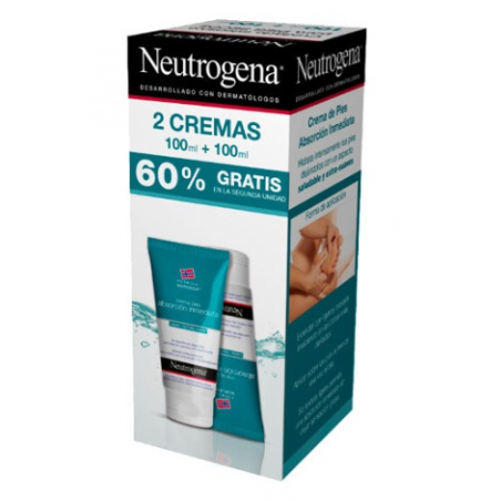 NEUTROGENA CREMA PIES ABSORCION INMEDIATA DUPLO