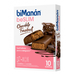 Bimanan BeSlim Chocolate Foundant 10 barritas