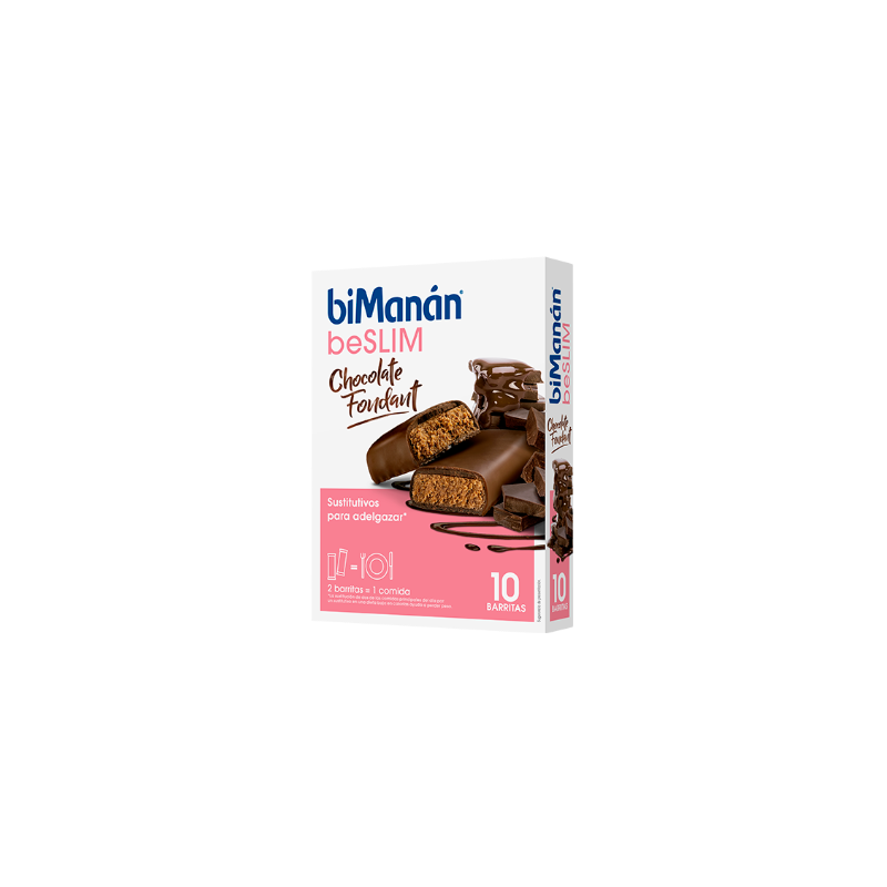 Bimanan BeSlim Chocolate Foundant 10 barritas