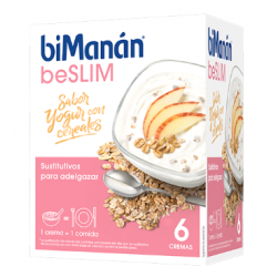 BIMANAN beSLIM CREMA YOGUR CON CEREALES 6 U