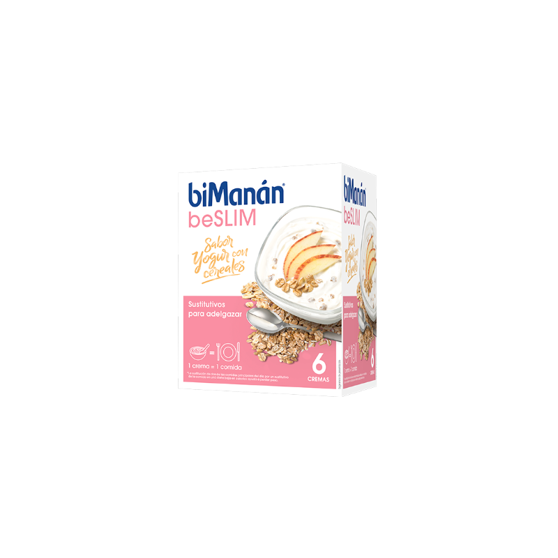 BIMANAN beSLIM CREMA YOGUR CON CEREALES 6 U