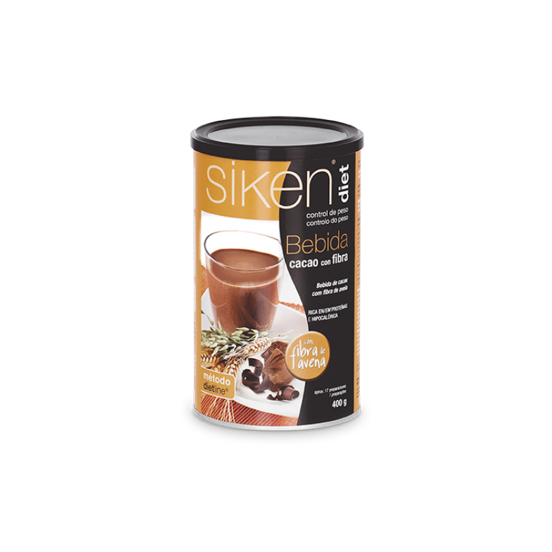 SIKEN DIET BEBIDA DE CACAO CON FIBRA 400 G