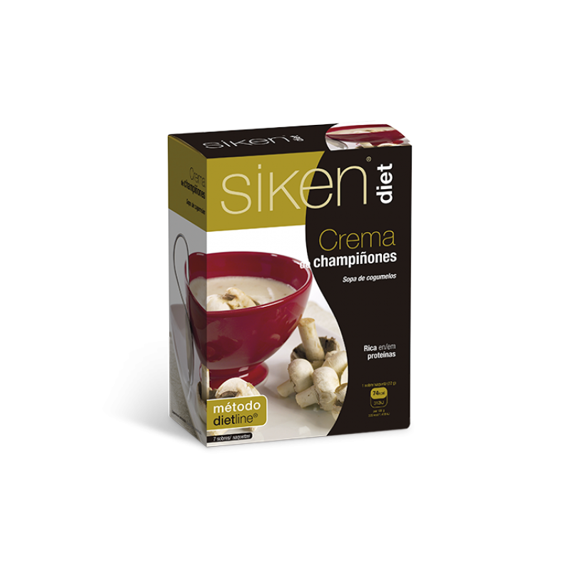 SIKEN DIET CREMA DE CHAMPIÑONES 7 SOBRES