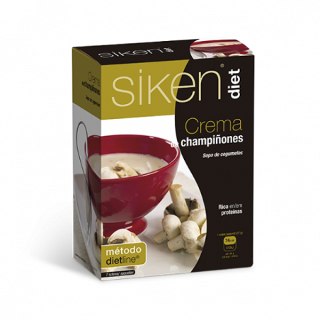 SIKEN DIET CREMA DE CHAMPIÑONES 7 SOBRES