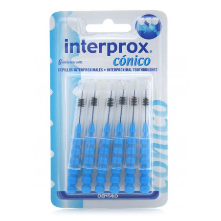 CEPILLO DENTAL INTERPROXIMAL PLUS CONICO 6 U CEPILLO DENTAL INTERPROXIMAL PLUS CONICO 6 U
