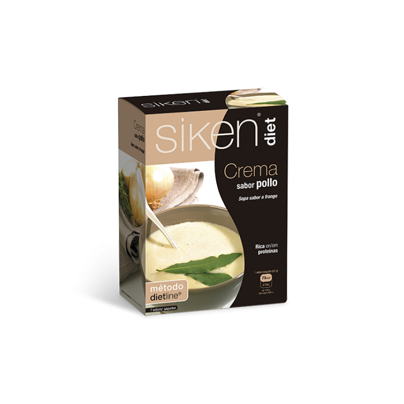 SIKEN DIET CREMA DE POLLO 22 G 7 SOBRES