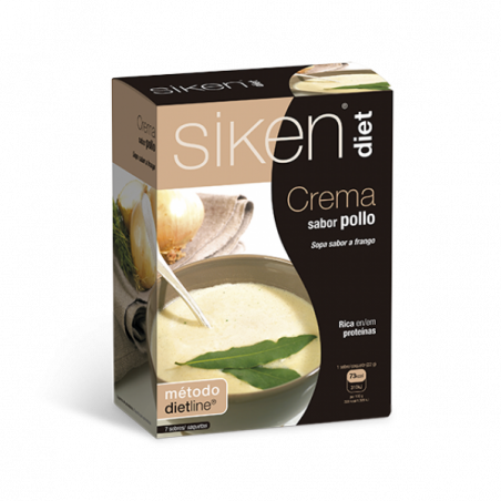 SIKEN DIET CREMA DE POLLO 22 G 7 SOBRES