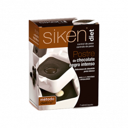 SIKEN DIET POSTRE CHOCOLATE NEGRO 7 SOBRES