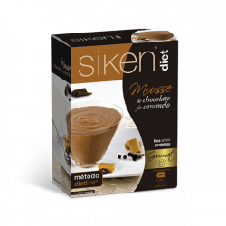 SIKEN DIET MOUSSE DE CHOCOLATE Y CARAMELO 7 SOBRES