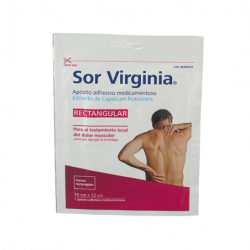 SOR VIRGINIA APOSITO ADHESIVO MEDICAMENTOSO, RECTANGULAR