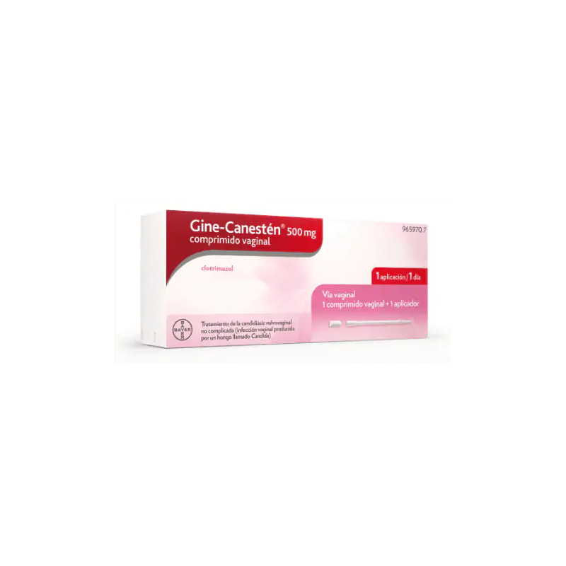 GINE-CANESTEN 500 MG CAPSULA VAGINAL BLANDA APLICADOR