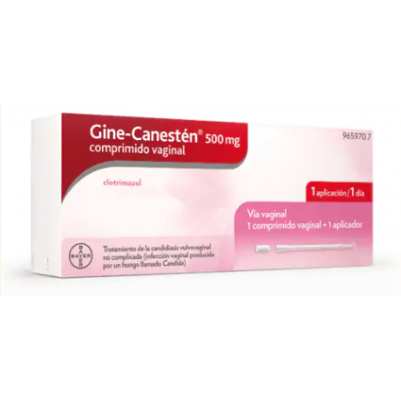 GINE-CANESTEN 500 MG CAPSULA VAGINAL BLANDA APLICADOR