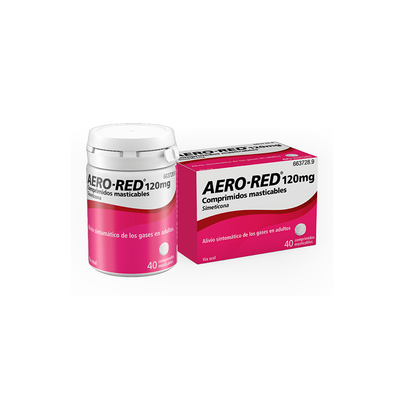 AERO-RED 120 mg COMPRIMIDOS MASTICABLES