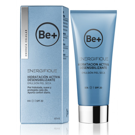 BE+ ENERGIFIQUE HIDRATACIÓN DESENSIBILIZANTE PIEL SECA SPF20 40ML BE+ ENERGIFIQUE HIDRATACIÓN DESENSIBILIZANTE PIEL SECA SPF20 40ML