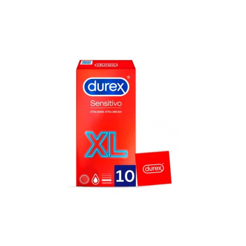 DUREX SENSITIVO XL PRESERVATIVOS 10U