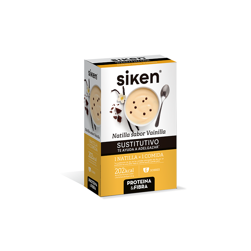 SIKEN SUSTITUTIVO NATILLAS 6 SOBRES (DISPONIBLE DIFERENTES SABORES)