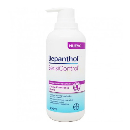 BEPANTHOL SENSICONTROL CREMA EMOLIENTE DIARIA PIEL ATÓPICA 400ML BEPANTHOL SENSICONTROL CREMA EMOLIENTE DIARIA PIEL ATÓPICA 400ML