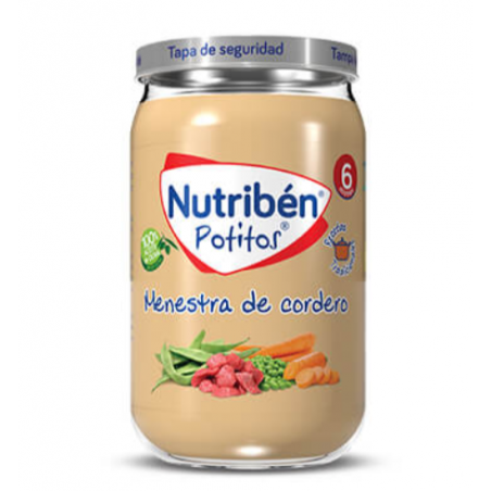 NUTRIBEN POTITOS MENESTRA CORDERO 250G