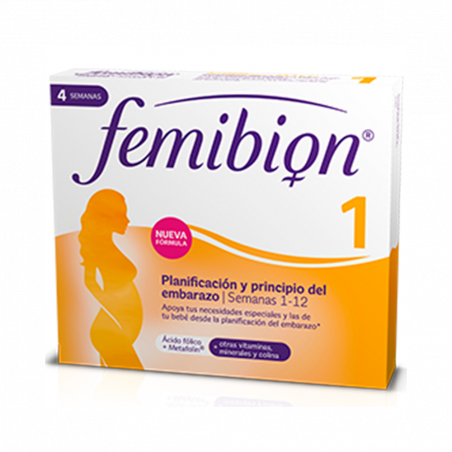 FEMIBION 1 PLANIFICACIÓN Y PRINCIPIO DEL EMBARAZO 28 CAPSULAS FEMIBION 1 PLANIFICACIÓN Y PRINCIPIO DEL EMBARAZO 28 CAPSULAS