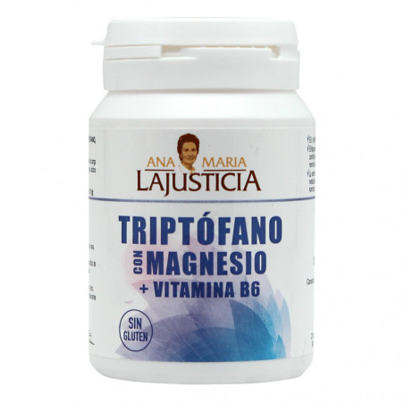 LAJUSTICIA TRIPTOFANO CON MAGNESIO + VIT B6 60 COMPRIMIDOS LAJUSTICIA TRIPTOFANO CON MAGNESIO + VIT B6 60 COMPRIMIDOS