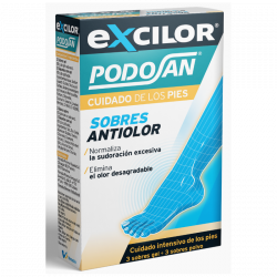 PODOSAN SOBRES PARA LA TRANSPIRACIÓN DE LOS PIES.