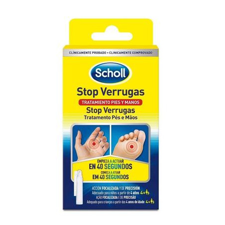 SCHOLL STOP VERRUGAS MANOS Y PIES 80ML