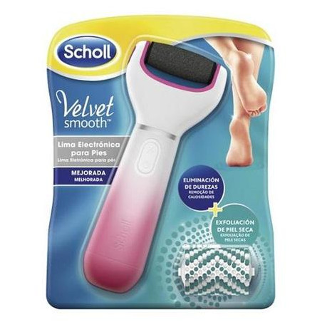 SCHOLL VELVET SMOOTH LIMA Y EXFOLIACIÓN ELECTRONICA PARA PIES