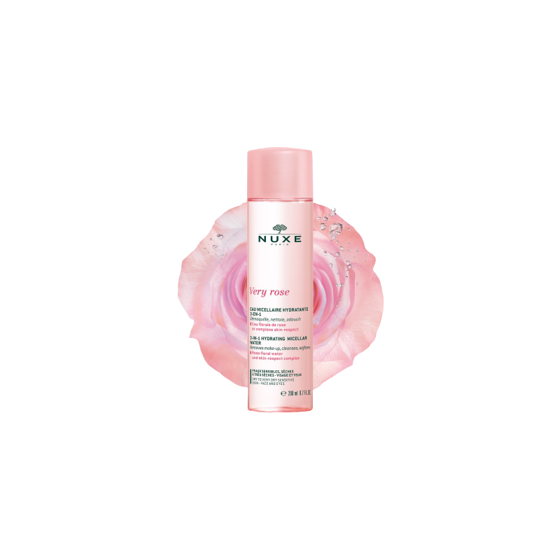 NUXE AGUA DESMAQUILLANTE MICELAR CON PETALOS DE ROSA
