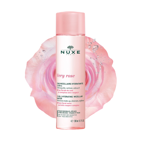 NUXE AGUA DESMAQUILLANTE MICELAR CON PETALOS DE ROSA