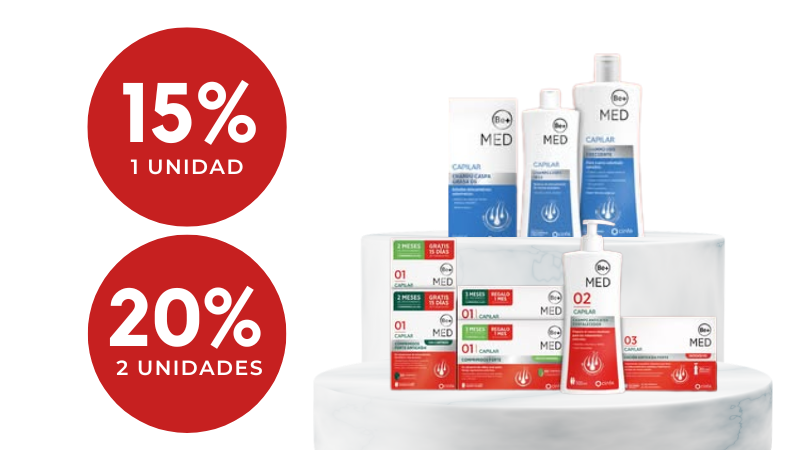 Be+ Capilar 15% 1 unidad o 20% 2 unidades