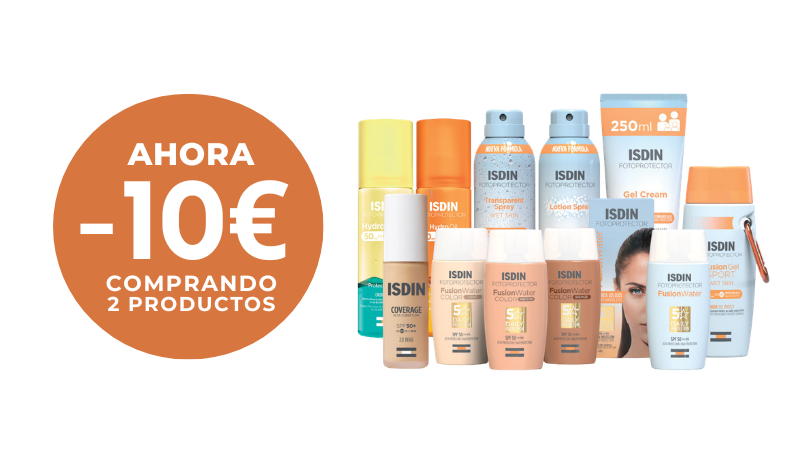 Isdin  Solar 10€ 2 productos
